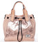 Trendy větší kabelka do ruky růžová - Silvia Rosa Lizbeth
