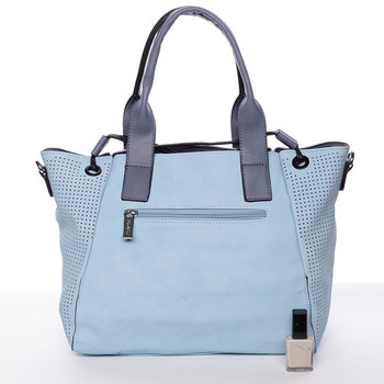 Moderní měkká kabelka světle modrá - Silvia Rosa Amirah