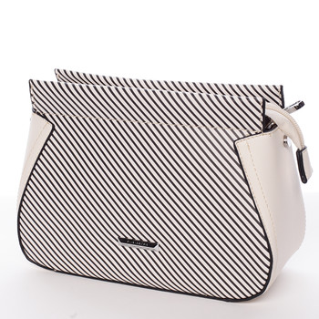 Malá originální crossbody kabelka béžová - Silvia Rosa Media