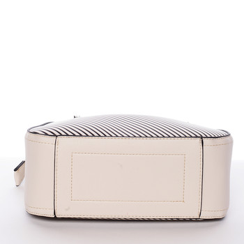 Malá originální crossbody kabelka béžová - Silvia Rosa Media