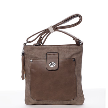 Módní khaki crossbody kabelka - Silvia Rosa Medora