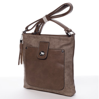 Módní khaki crossbody kabelka - Silvia Rosa Medora