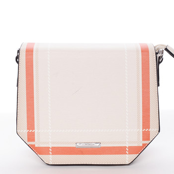 Trendy béžová crossbody kabelka - Silvia Rosa Medea