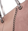 Exkluzivní dámská kabelka přes rameno růžová - MARIA C Fatima