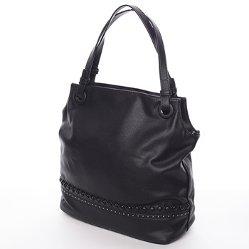 Módní dámská kabelka na předloktí černá - MARIA C Skylar
