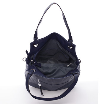 Módní dámská kabelka na předloktí modrá - MARIA C Skylar