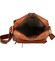 Světle hnědá luxusní kožená pánská taška - Sendi Design Heliodoros New