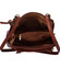 Dámský kožený batoh kabelka hnědý - Katana Elinney