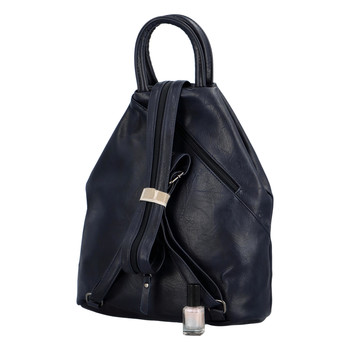 Originální dámský batoh kabelka tmavě modrý - Enrico Benetti Fabio