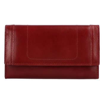 Kožená peněženka tmavě červená - Tomas Mayana