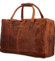 Cestovní kožená taška koňaková - GreenWood Surafel