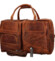 Cestovní kožená taška koňaková - GreenWood Surafel