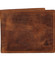 Pánská kožená peněženka hnědá - Greenwood Jelen 2