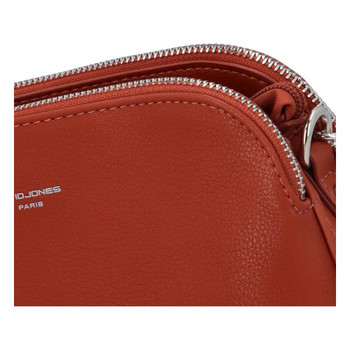 Dámská crossbody kabelka sytě hnědá - David Jones Beatriz