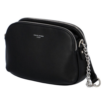 Dámská crossbody kabelka černá - David Jones Beatriz