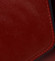 Tmavě červená dámská kožená crossbody kabelka - ItalY Dunya Two