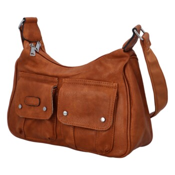 Dámská kabelka přes rameno hnědá - Paolo Bags Anjali