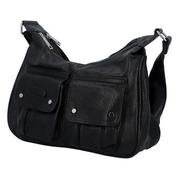 Dámská kabelka přes rameno černá - Paolo Bags Anjali