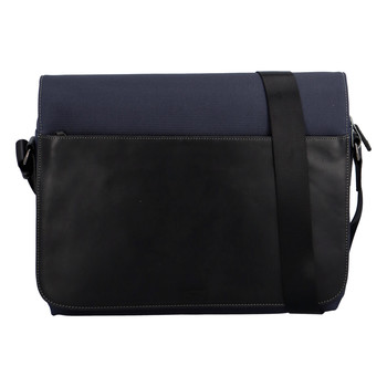Pánská kožená taška přes rameno tmavě modrá - Hexagona 292682