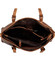Luxusní dámská kožená kabelka přes rameno hnědá - Greenwood Elaisy 2