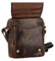 Pánská kožená crossbody taška hnědá - Wild Spencer