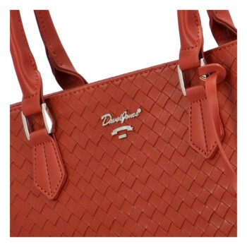 Dámská kabelka cihlově červená - David Jones Ophia
