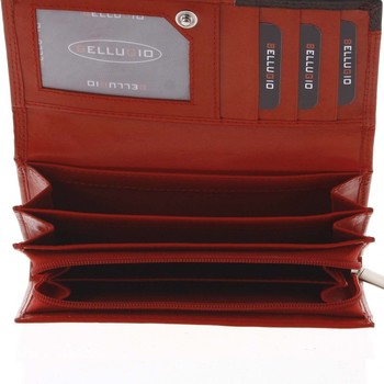 Dámská kožená peněženka červená - Bellugio Abdona New