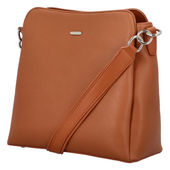 Dámská crossbody kabelka světle hnědá - David Jones Jose