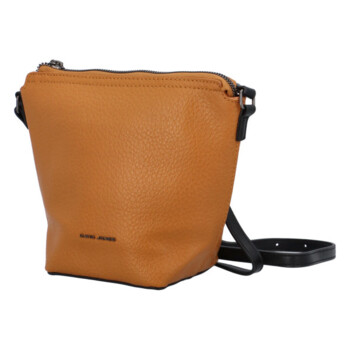 Dámská crossbody kabelka tmavě žlutá - David Jones Emily