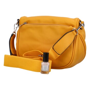 Dámská crossbody kabelka žlutá - Paolo Bags Karen