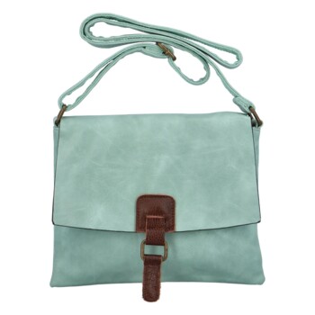 Dámská crossbody kabelka světle zelená - Paolo Bags Jostein