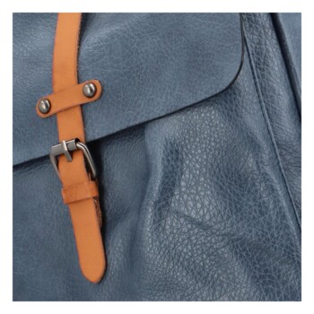 Dámský módní městský batoh modrý - FLORA&CO Zenovia