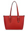 Dámská kabelka přes rameno saffiano červená - FLORA&CO Aileen