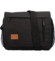 Unisex látková černá crossbody taška - New Rebels Rebton