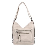 Dámská kabelka batoh světle béžová - Romina Jaylyn