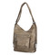 Dámská kabelka batoh bronzově stříbrná - Romina Jaylyn