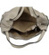 Dámská kožená kabelka přes rameno šedá - ItalY Evelyn