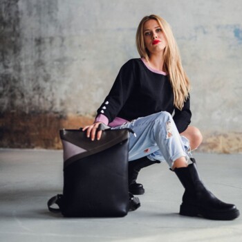 Dámský městský batoh černý - Vuch Vermi