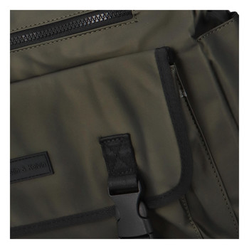 Pracovní taška na notebook tmavě zelená - Justin & Kelvin Drogo