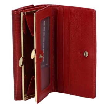 Dámská kožená peněženka červená - Gregorio Nikoss