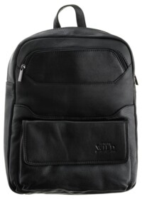 Pánský kožený batoh černý - Wild Ronel