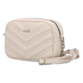 Dámská crossbody kabelka světle béžová - David Jones Diane