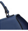 Dámská kožená kabelka do ruky tmavě modrá - ItalY Yoselin