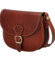 Dámská kožená crossbody kabelka hnědá - ItalY Isabella