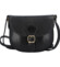 Dámská kožená crossbody kabelka černá - ItalY Isabella