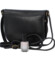 Dámská kožená crossbody kabelka černá - ItalY Isabella