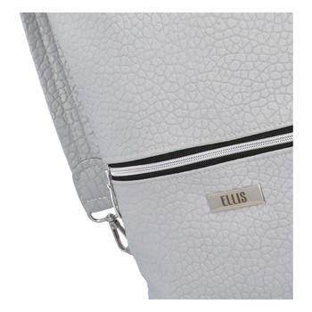 Módní dámská kabelka batoh světle šedá - Ellis Patrik El