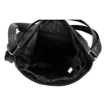 Módní dámská kabelka batoh černá - Ellis Patrik El