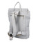Větší měkký dámský moderní světle šedý batoh - Ellis Elizabeth El