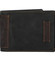 Kvalitní volná pánská kožená peněženka černo hnědá - Tomas Crues